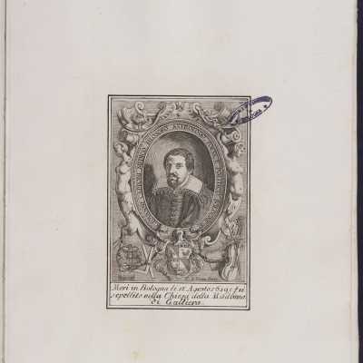 Lorenzo Tinti, ritratto di Giovanni Capponi, XVII secolo. Biblioteca Universitaria di Bologna