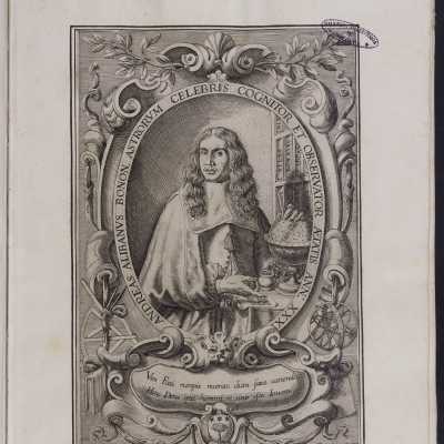 Lorenzo Tinti, ritratto di Andrea Albani, XVII secolo