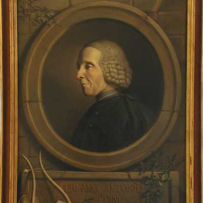 Jacopo Alessandro Calvi, ritratto di Ferdinando Antonio Ghedini, 1780 circa