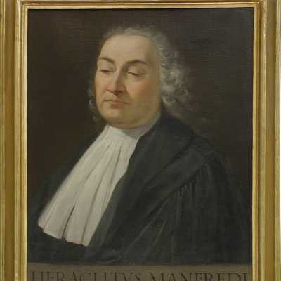 Anonimo, ritratto di Eraclito Manfredi, XVIII secolo