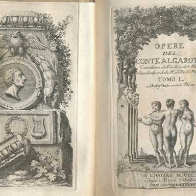 Francesco Algarotti, Opere del conte Algarotti 