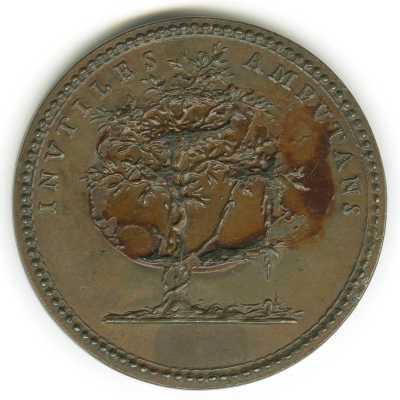 Ferdinand de Saint Urbain, Medal commemorating Giovanni Girolamo Sbaraglia, reverse