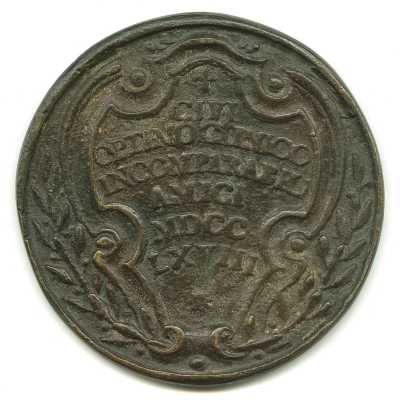 Unknown, Medal commemorating Pier Paolo Molinelli, reverse, 1768
