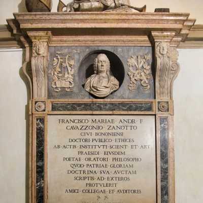 Nicolò Toselli, Monument dedicated to Francesco Maria Zanotti, 1780